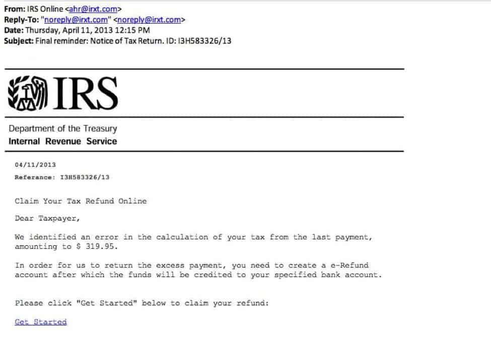 email phishing